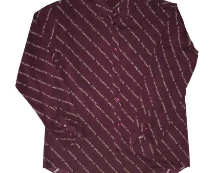 Balenciaga burgundy Viscose Shirts
