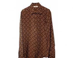 Bally camel Silk Shirts