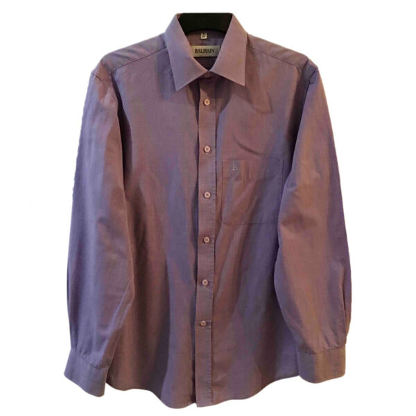 Balmain purple Cotton Shirts