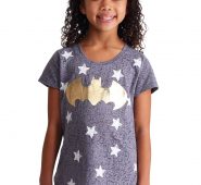 Batgirl Fashion Gray T-Shirt For Girls