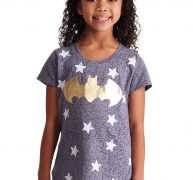 Batgirl Fashion Gray T-Shirt For Girls