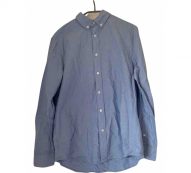 Bershka blue Cotton Shirts