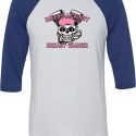 Bikers Against Breast Cancer Mens Raglan Shirt