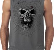 Black Widow Mens Sleeveless Shirt