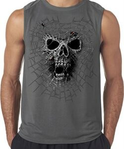 Black Widow Mens Sleeveless Shirt