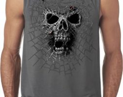 Black Widow Mens Sleeveless Shirt