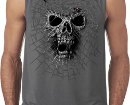 Black Widow Mens Sleeveless Shirt