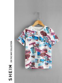 Boys Picture Print Tee