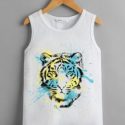 Boys Tiger Print Tank Top