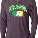 Brasil Mens Hooded Shirt