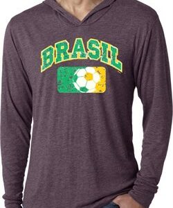 Brasil Mens Hooded Shirt