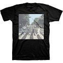 Bravado Beatles Abbey Road Mens T-Shirt Black Medium