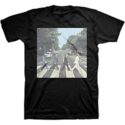 Bravado Beatles Abbey Road Mens T-Shirt Black X-Large