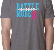 Breast Cancer Awareness Battle Mode Mens Burnout Shirt
