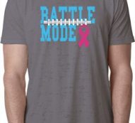 Breast Cancer Awareness Battle Mode Mens Burnout Shirt