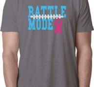 Breast Cancer Awareness Battle Mode Mens Burnout Shirt