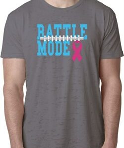 Breast Cancer Awareness Battle Mode Mens Burnout Shirt