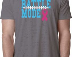 Breast Cancer Awareness Battle Mode Mens Burnout Shirt