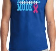 Breast Cancer Awareness Battle Mode Mens Muscle Shirt