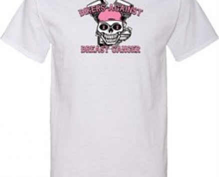 Breast Cancer Awareness Bikers Against Breast Cancer Mens Tall Shirt
