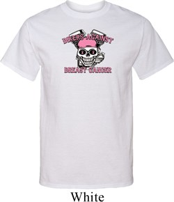 Breast Cancer Awareness Bikers Against Breast Cancer Mens Tall Shirt