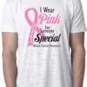 Breast Cancer Awareness Pink For Someone Special Mens Burnout Shirt