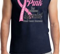 Breast Cancer Awareness Pink For Someone Special Mens Muscle Shirt