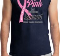 Breast Cancer Awareness Pink For Someone Special Mens Muscle Shirt