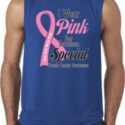 Breast Cancer Awareness Pink For Someone Special Mens Sleeveless Shirt