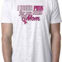 Breast Cancer Awareness Pink for My Hero Mens Burnout Shirt