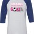 Breast Cancer Kicking Breast Cancer is Our Goal Mens Raglan Shirt