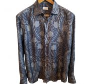 Brioni beige Silk Shirts