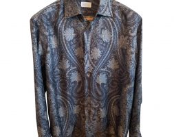 Brioni beige Silk Shirts