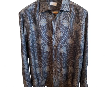 Brioni beige Silk Shirts