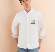 Brooks Brothers Men’s Cotton Oxford Logo Sport Shirt