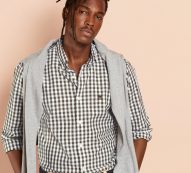 Brooks Brothers Men’s Gingham Broadcloth Sport Shirt