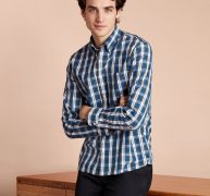 Brooks Brothers Men’s Plaid Cotton Broadcloth Sport Shirt