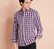 Brooks Brothers Men’s Plaid Cotton Broadcloth Sport Shirt