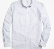 Brooks Brothers Men’s Stripe Oxford Sport Shirt