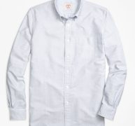 Brooks Brothers Men’s Stripe Oxford Sport Shirt