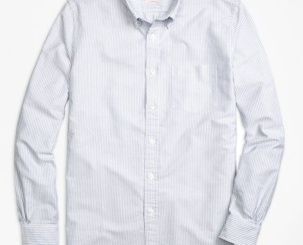 Brooks Brothers Men’s Stripe Oxford Sport Shirt