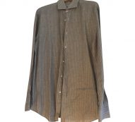 Brunello Cucinelli grey Linen Shirts