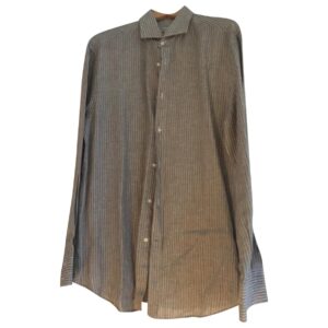 Brunello Cucinelli grey Linen Shirts