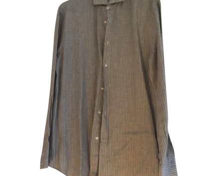 Brunello Cucinelli grey Linen Shirts