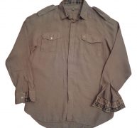 Burberry beige Linen Shirts