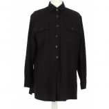 Burberry black Wool Shirts