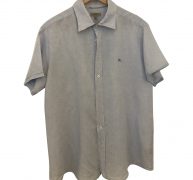 Burberry blue Linen Shirts