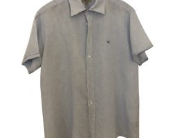 Burberry blue Linen Shirts