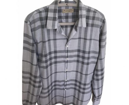 Burberry grey Cotton Shirts