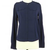 Burberry navy Viscose Shirts
